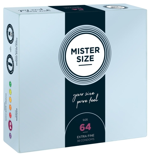 Презервативи Mister Size 64 mm (мм) 36 штук Містер Сайз - 3