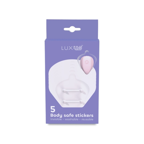 Набір наклейок для вібратора білі Kiiroo LuxusHer Luxus Stickers 2 шт - 1