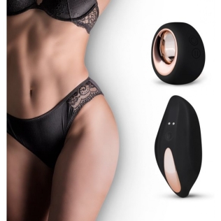 Вибротрусики для стимуляции клитора с пультом ДУ черного цвета Pantyrebel Vibrating Briefs