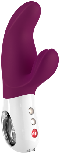 Вібратор із стимуляцією клітора фіолетовий Fun Factory Miss Bi - 11