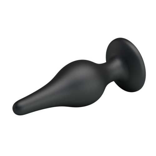 Анальная пробка на присоске черная LYBAILE Sensitive Prostate Plug - 3