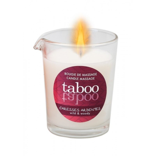Свеча массажное масло для женщин с запахом леса Ruf TABOO 60 гр - 3