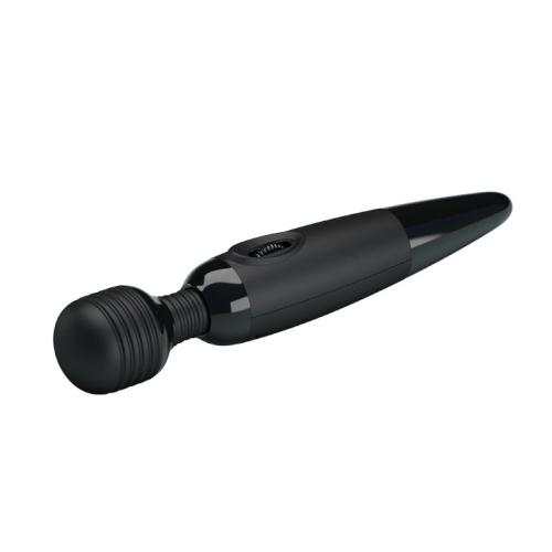 Вибромассажер микрофон для интимных мест чёрный Pretty Love Power Wand BW-055009 - 5