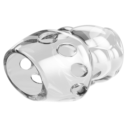 Насадка на член стимулирующая прозрачного цвета Lybaile Pretty Love Oscar Clear - 9