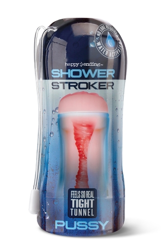 Мастурбатор вагина телесного цвета Happy ending Shower stroker self lubricating Pussy - 2