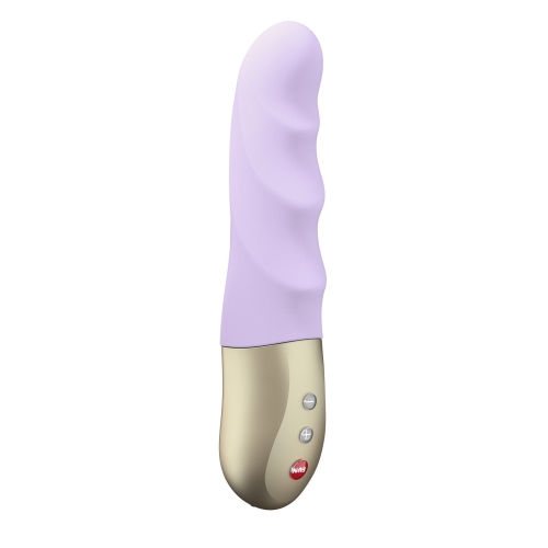Мини пульсатор ребристый для стимуляции клитора сиреневого цвета Fun Factory Stronic Petite - 3