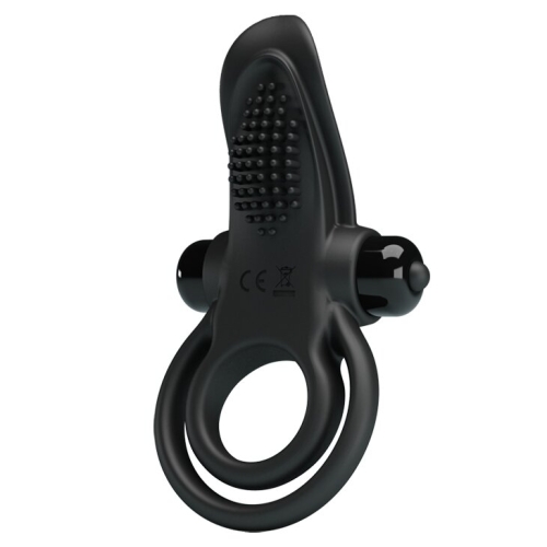 Кільце ерекційне з вібро-стимулятором клітора Pretty Love Vibrant penis ring BI-210203 - 3