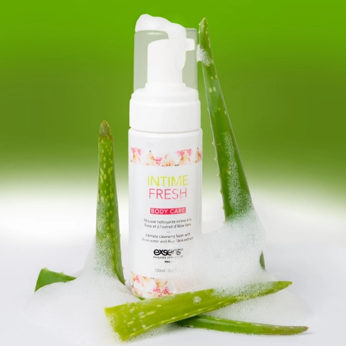 Піна для інтимної гігієни ніжність шкіри EXSENS Intime Fresh 150мл аромат Квітуча Троянда - 5