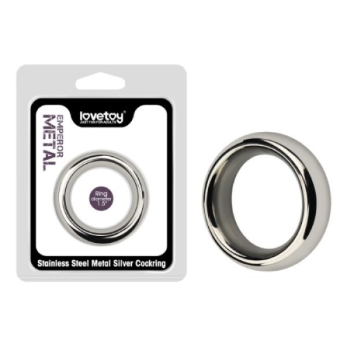 Металеве кільце на пеніс Lovetoy 3.75 см - 1