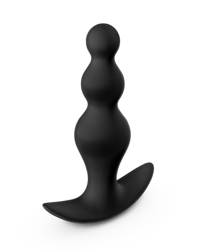 Анальная цепочка черная силиконовая Dorcel TRAINING BEADS размер M - 1