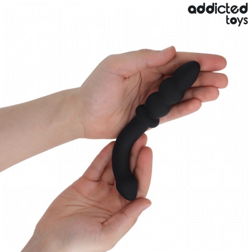 Анальный стимулятор двухсторонний без вибрации Addicted Toys Double Anal Massager Silicone - 2
