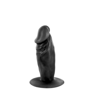 Фаллоимитатор 11/3,4 см на присоске Real Body Real Tim Black, TPE