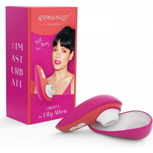 Безконтактний вакуумний стимулятор клітора рожевий Womanizer Liberty - 1