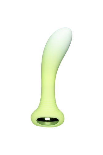 Вибратор для точки G или P с подсветкой зеленый градиент Odeco Every Night Toys - 1