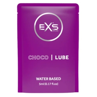 Ароматизированный универсальный гель лубрикант с ароматом шоколада EXS Lube 5 мл