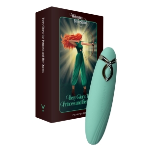 Вибратор для стимуляции клитора зеленого цвета FairyGasm PleasureArrow