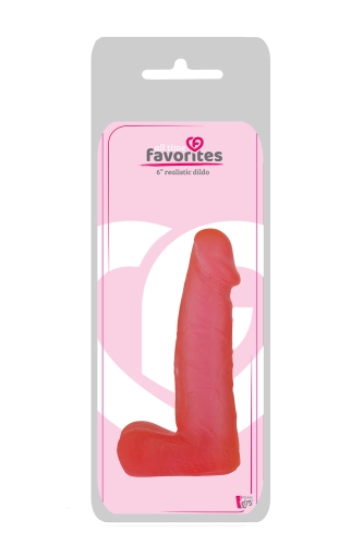 Фалоімітатор 13/3, 5 см реалістичний рожевий xskin 6 PVC dong-Transparent - 2