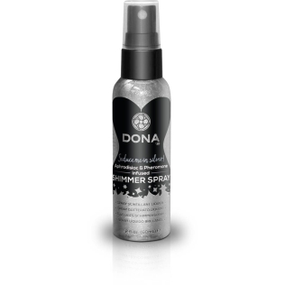 Спрей для тіла з блискітками DONA Shimmer Spray Silver (60 мл)