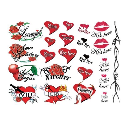 Тимчасове тату Tattoo Set-Get Naughty Party - 3