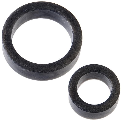 Набор эрекционных колец для пениса Doc Johnson Platinum Premium Silicone The C-Rings Charcoal - 1