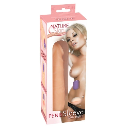 Реалістична вібронасадка для збільшення члена тілесна You2Toys Nature Skin - 5