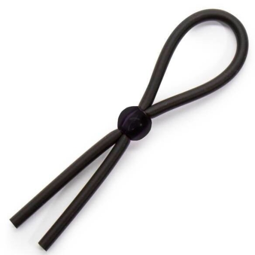 Петля для поддержания эрекции пениса Super Cock Ring silikon Black, art 840542 - 1