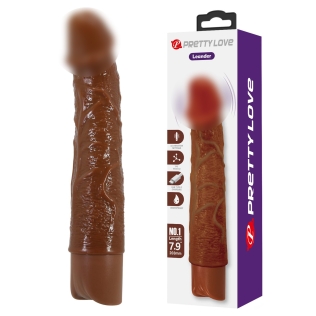 Вибратор реалистик коричневый Lybaile Pretty Love Osric Realistic Vibrating Dildo