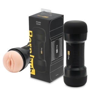 Мастурбатор для пениса двусторонний вагина/попка Pornhub Double Down