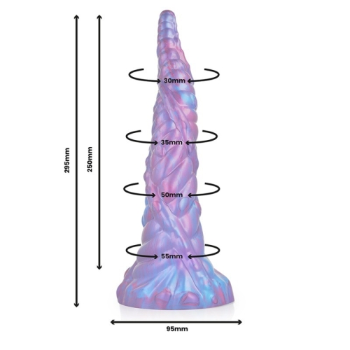 Фаллоимитатор на присоске сине фиолетовый Epic Nokken Dildo Water Creature - 2