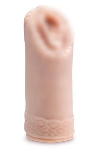 Мастурбатор вагина с бусинами внутри бежевая Blush Enlust Alyssa - 1