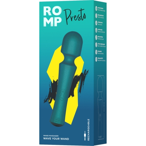 Массажер-микрофон универсальный в металлическом корпусе зеленый ROMP Presto - 8