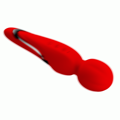 Вібромасажер Ванд у формі мікрофона червоного кольору Lybaile Pretty Love Walter USB - 5