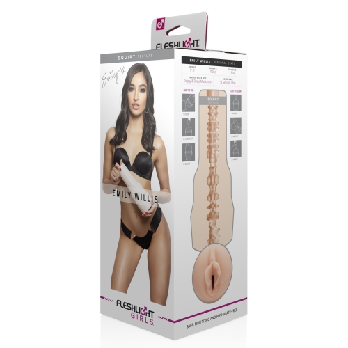 Мастурбатор для члена зі зліпка Вагіни порноактриси Fleshlight Girls: Emily Willis Squirt - 4