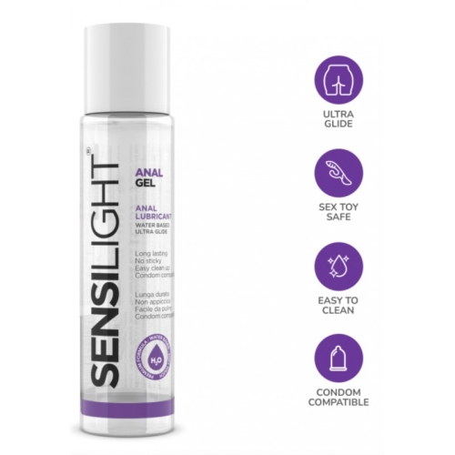 Анальный лубрикант увлажняющий на водной основе Intimateline Sensilight Anal Gel 60мл - 3