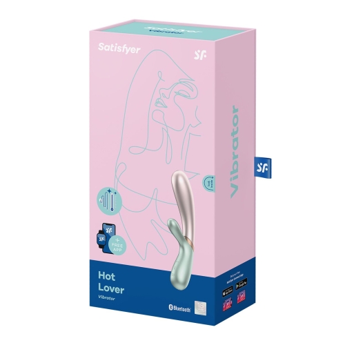 Вибратор кролик с подогревом зеленый Satisfyer Hot Lover - 6