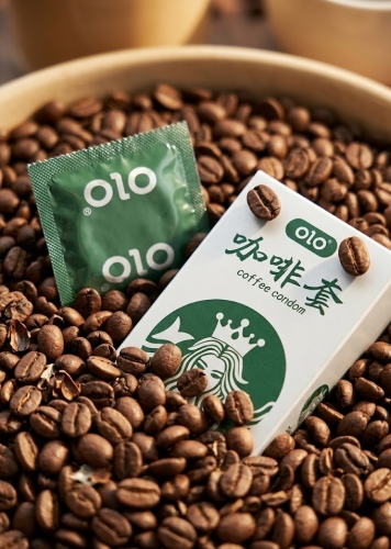 Презервативи натуральний латекс з ароматом кави OLO Coffee Condom упаковка 10 штук - 3