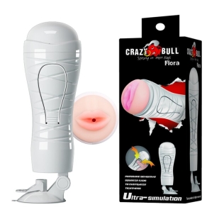 Мастурбатор ротик CRAZY BULL Flora белый