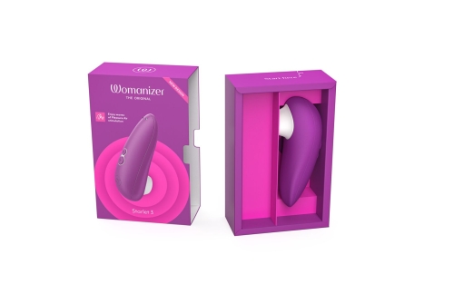 Вакуумний кліторальний стимулятор пурпурний Womanizer Starlet 3 - 5