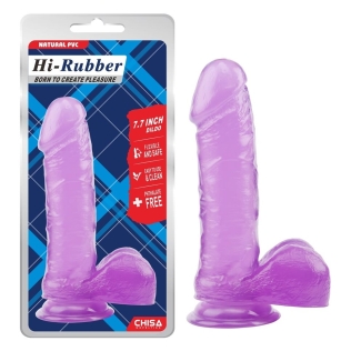 Фалоімітатор на присоску реалістичний фіолетовий CHISA 7.7 Inch Dildo