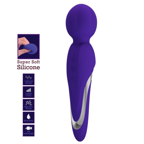 Клиторальный вибратор-микрофон синий LYBAILE Super Soft - 2