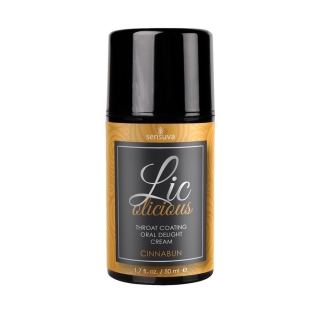 Гель для мінету зі смаком булочки Сіннабон Sensuva Lic-o-licious 50 мл