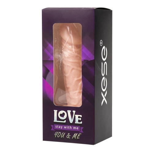Фаллоимитатор реалистик на присоске телесного цвета Love stay with me - SEXTOY PENIS - 5
