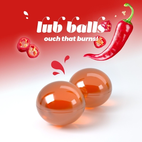 Возбуждающие взрывные шарики Crushious Balls lub Hot 2 штуки по 3 гр - 1
