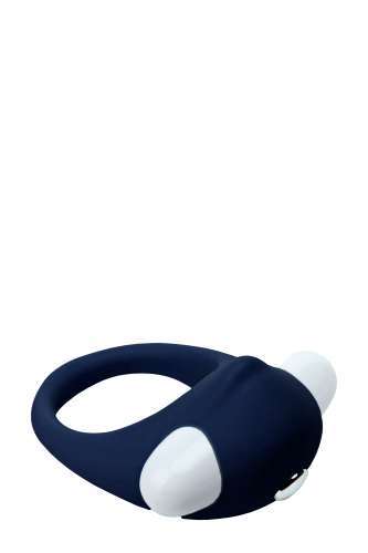 Ерекційне віброкільце синього кольору Dream Toys RINGS OF LOVE - 4