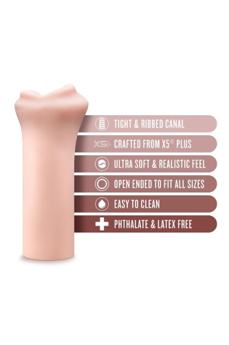 Мастурбатор рот бежевий Blush EnLust Candi - 5