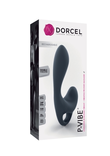 Масажер простати Marc Dorcel P-Vibe з вібрацією зі стимуляцією промежини для чоловічого здоров'я Марк Дорсель Пі Вайб 10 режимів стимуляції - 2