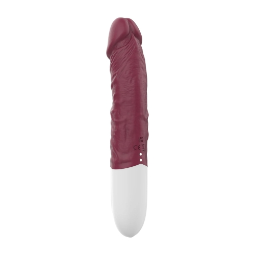 Фалоімітатор реалістичний з вібрацією фіолетовий Loviss Caeser Vibrator Dildo 12 режимів - 5