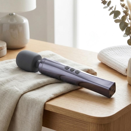 Масажер у вигляді мікрофона сірого кольору MyMagicWand - Wand Massger Dynamite Grey - 9