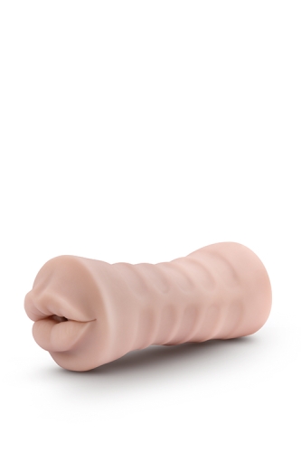 Мастурбатор ротик з вібрацією M FOR MEN ANGIE VANILLA - 3