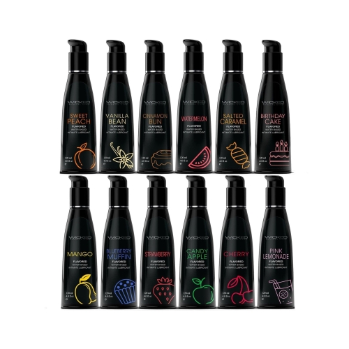 Оральный лубрикант со вкусом клубники Wicked Sensual Care Flavored 60 мл - 4